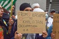 Kashmir protest, London, UK 6 August 2021