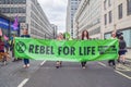 Extinction Rebellion protest London, UK, 26 August 2021