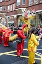 Festivities to celebrate Chinese New Year In London for year of Royalty Free Stock Photo