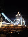 London United Kingdom Tower Bridge night autumn Royalty Free Stock Photo