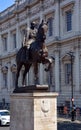 The Victorian bronze equestrian statue of the Duke of Wellington