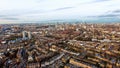 London Urban Cityscape Clapham and Battersea Aerial View Royalty Free Stock Photo