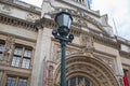 London, V&A Museum inner yard with cafe Royalty Free Stock Photo