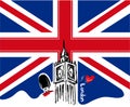 London vector illustration / I love London design