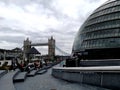 London view. Many tourists are here.