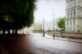 London views through the glass Royalty Free Stock Photo