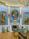 London: Wallace Collection octagonal room aka oval room Royalty Free Stock Photo