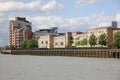 London, warehouse converted into apartments Royalty Free Stock Photo