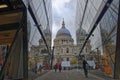 London's historic St Paul's cathedral and commerce