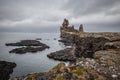 Londragnar rock pinnacles on the coast of West Iceland Royalty Free Stock Photo