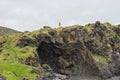 Londrangar Basalt Cliffs in Iceland Royalty Free Stock Photo