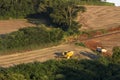 Mechanized soybean harvest