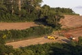 Mechanized soybean harvest