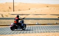 Desert Lone Biker