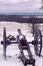 Lone Cannon aims over Valley Forge