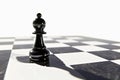 Chess Piece Casting Shadow Royalty Free Stock Photo