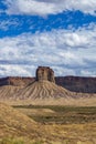 Lone Desert Butte In The Southwest USA