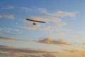 Hang Glider at Sunset Royalty Free Stock Photo