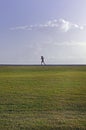 Lone morning Runner Royalty Free Stock Photo