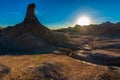 Lone pillar Badlands National Park, South Dakota Royalty Free Stock Photo