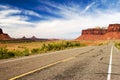 Lone rider in canyonlands