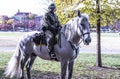 The Lone Rider: A Majestic Journey on the Back of a Gallant White Stallion