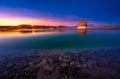 Lone Rock Beach at Sunset