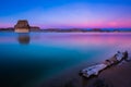 Lone Rock Beach at Sunset