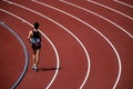 Lone runner 01 Royalty Free Stock Photo