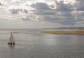 Exmouth, devon: seascape. storm clouds