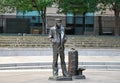 Lone Sailor Statue in Downtown Washington D.C. Royalty Free Stock Photo