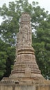 Lone standing pillars in Modhera Sun Temple