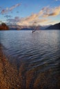 The Lone Tree Famous Lake Wanaka Landmark Royalty Free Stock Photo