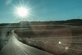 Loneley Road in Spain near Madrid