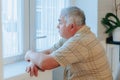 Loneliness Chronicles An Elderly Man Reflecting on Life& x27;s Journey Royalty Free Stock Photo