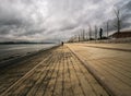 Loneliness in Lisbon. Portugal. Royalty Free Stock Photo