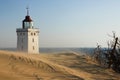 A lonely abandoned lighthouse Rubjerg Knude Fyr