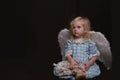 Lonely angel Royalty Free Stock Photo