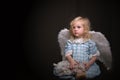 Lonely angel Royalty Free Stock Photo