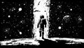 Lonely Astronaut\'s Endless Journey through Space, Made with Generative AI