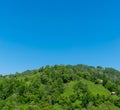 Lonely barn on the hill Royalty Free Stock Photo