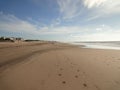 Lonely beach at morning