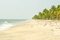Lonely beach in South India Royalty Free Stock Photo