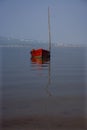 Lonely boat Royalty Free Stock Photo