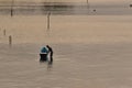 Fisherman morning activity at Wakatobi sea