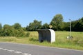 Lonely Bus Stop Royalty Free Stock Photo