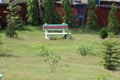 Lonely chair in a park