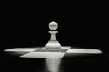 Lonely chess piece
