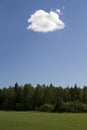 Lonely cloud Royalty Free Stock Photo