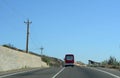 Lonely coastal road, Highway at Phan Thiet